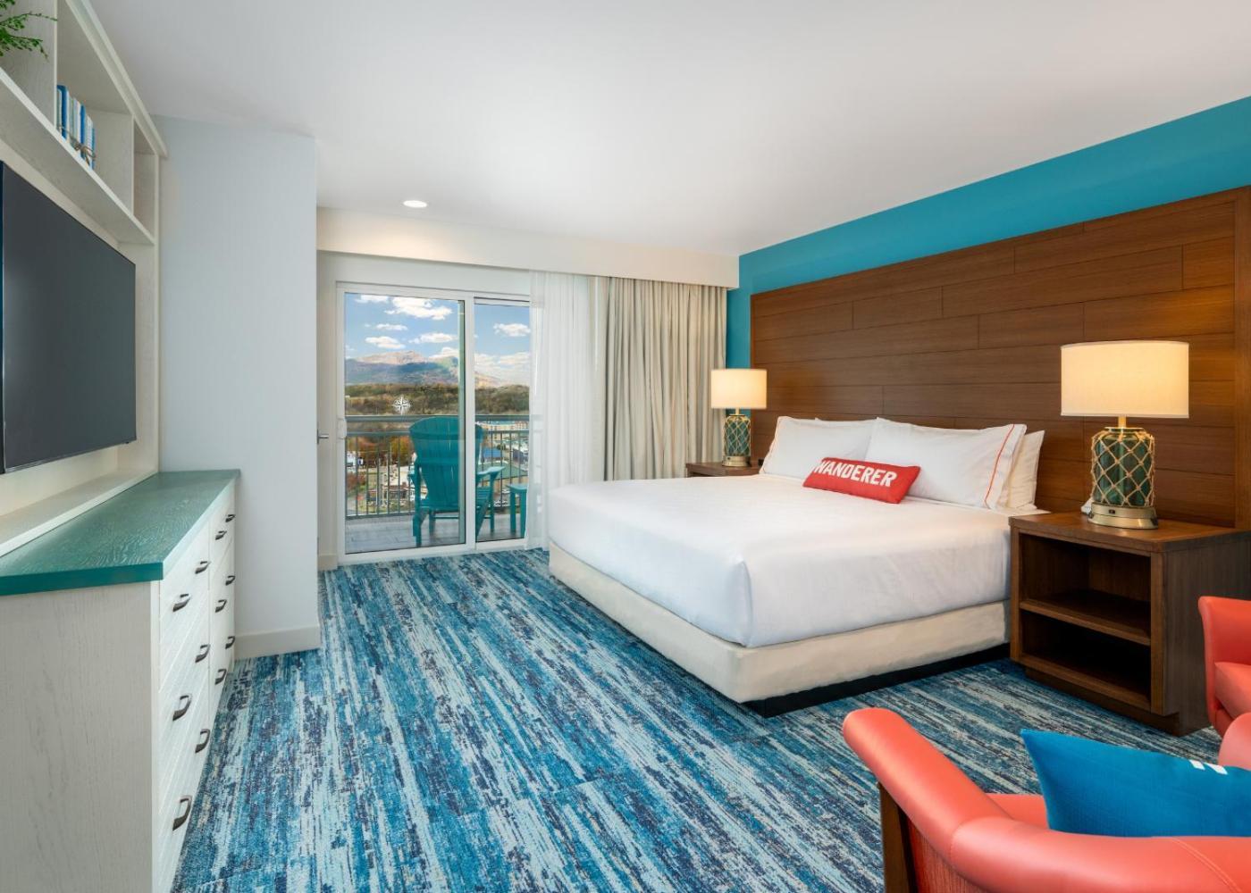 King Pool Facing Guest Room